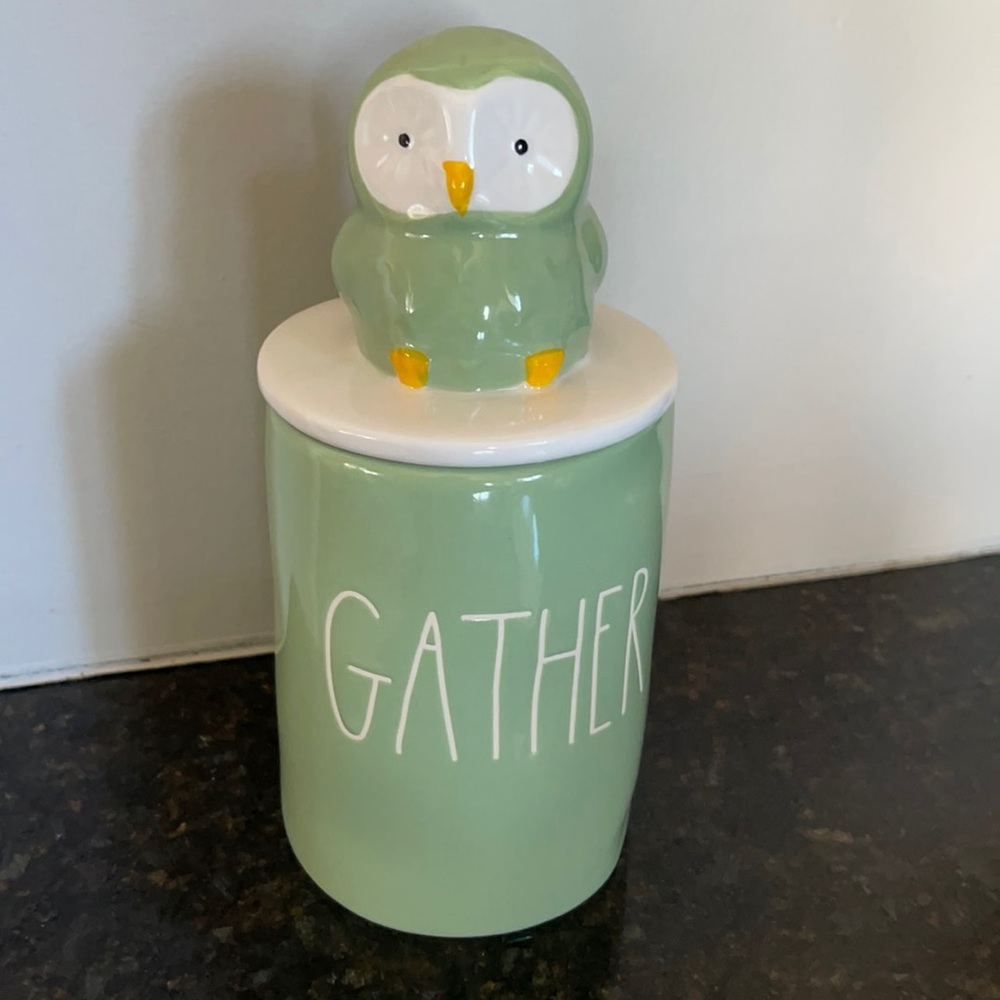 Rae Dunn - GATHER - topper candle